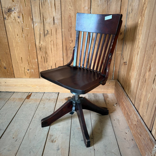 Antique Mission Swivel Chair