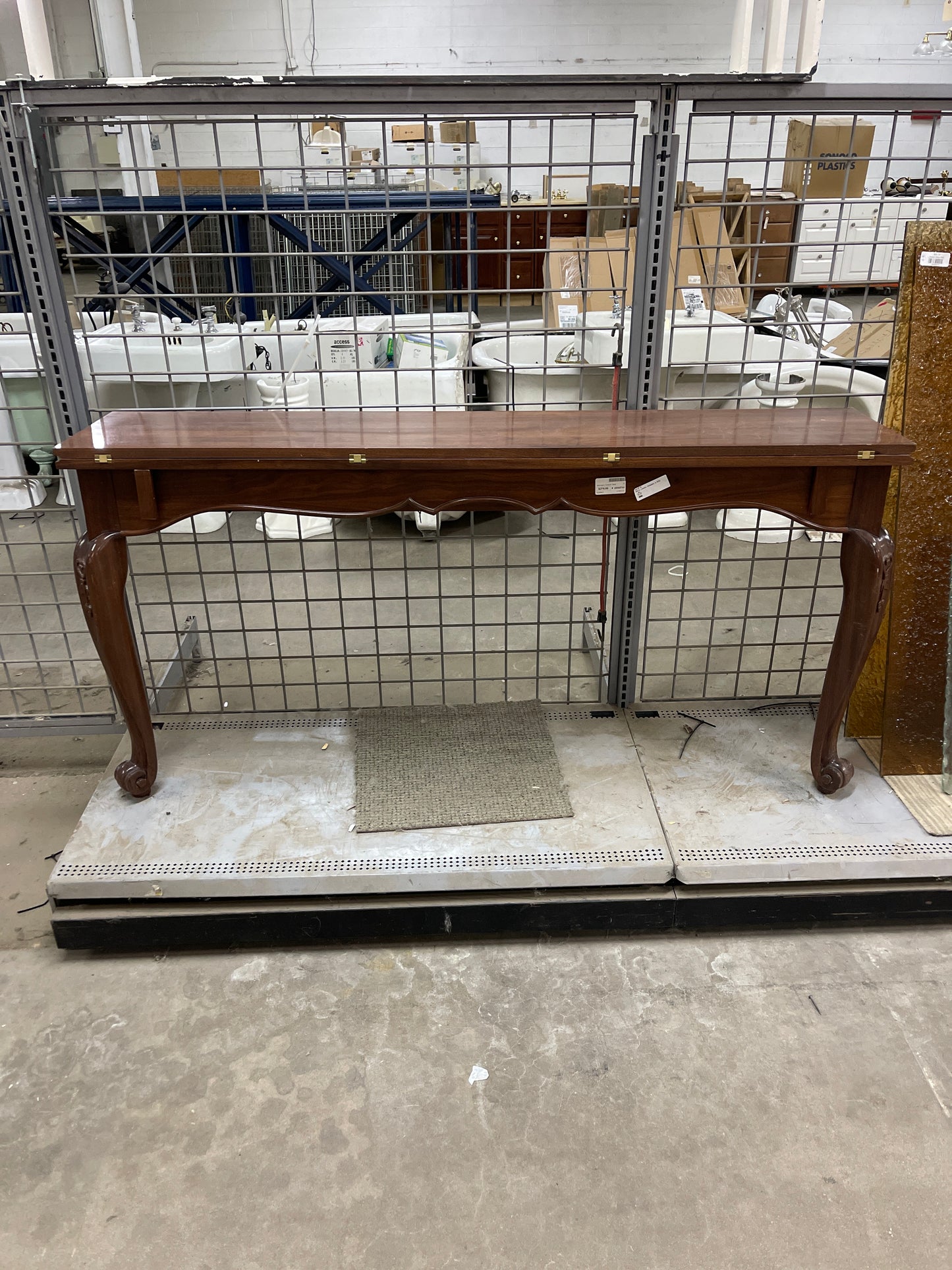 Mahogany Console Table