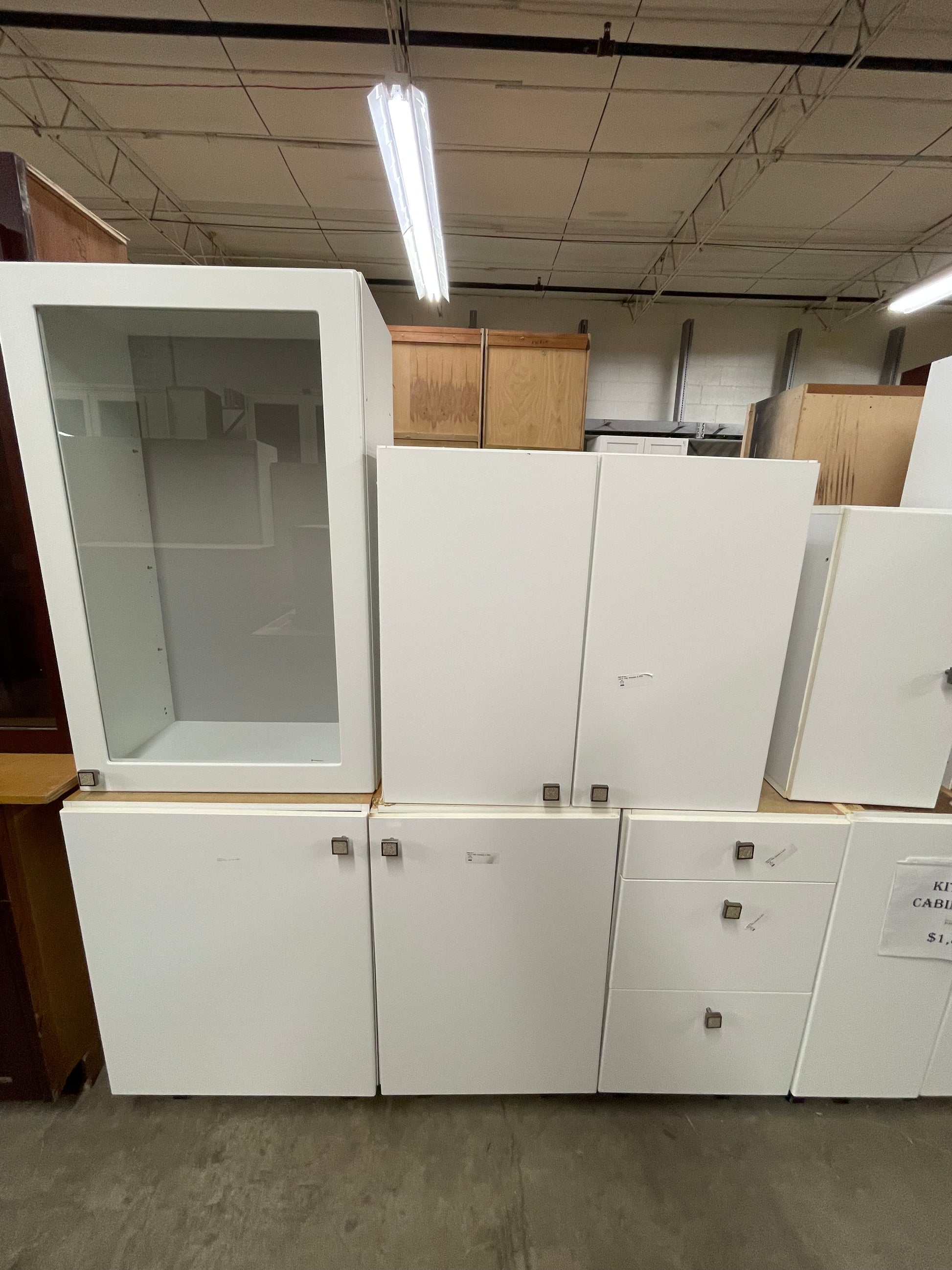 Mahogany Kitchen Cabinet Set – Reuse Depot, Inc.