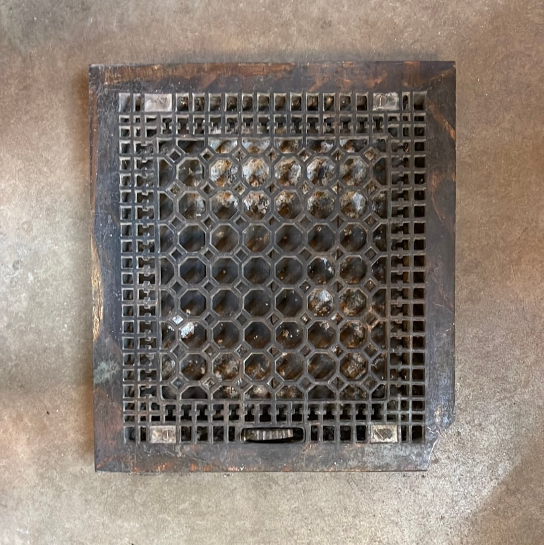 Antique Bronze Vent Grate Large