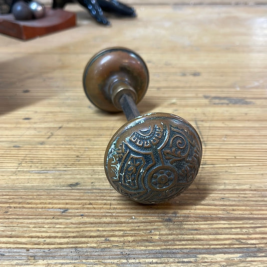 Antique Brass Door Knob Set