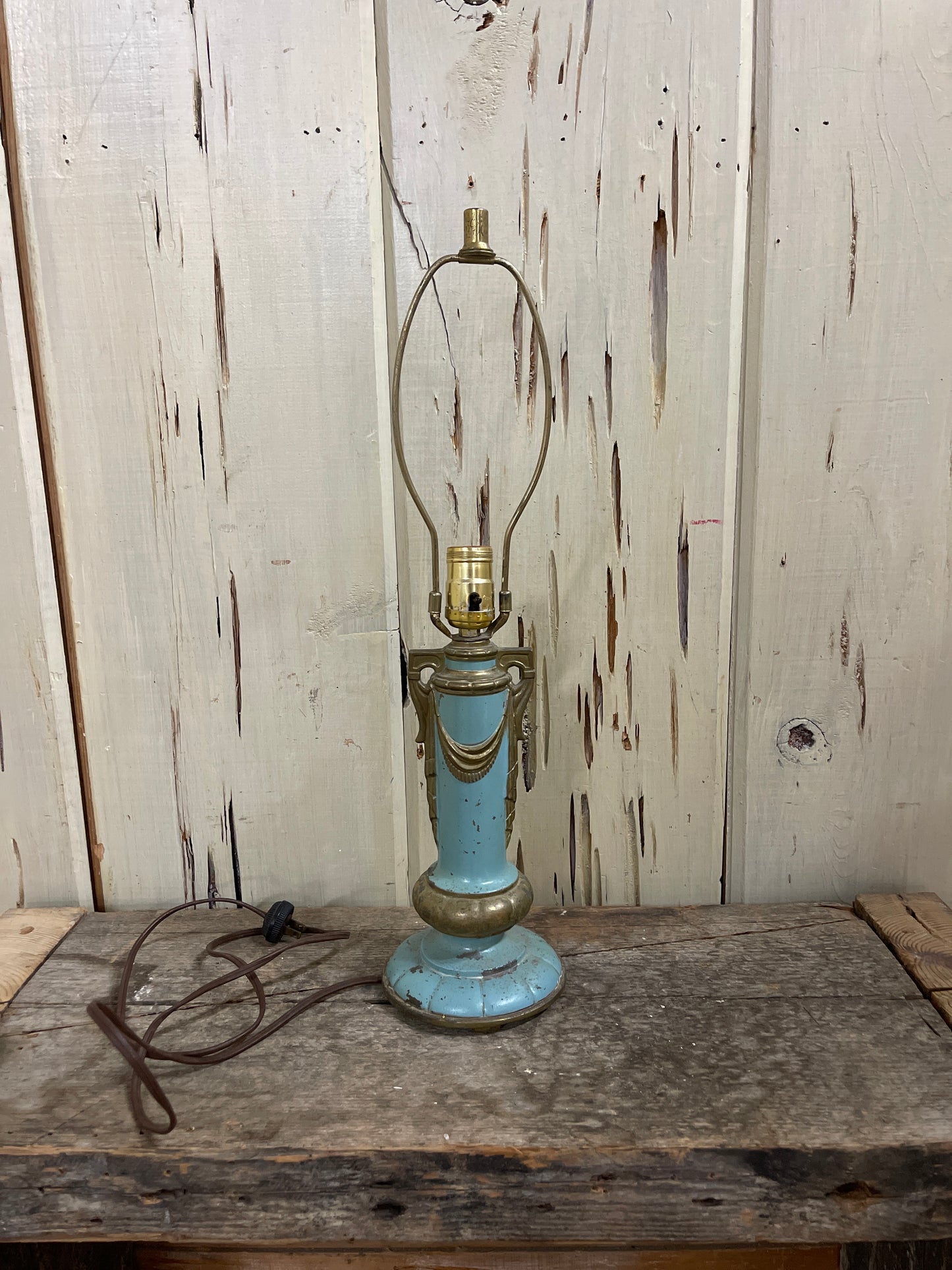 Antique Cast Iron Lamp