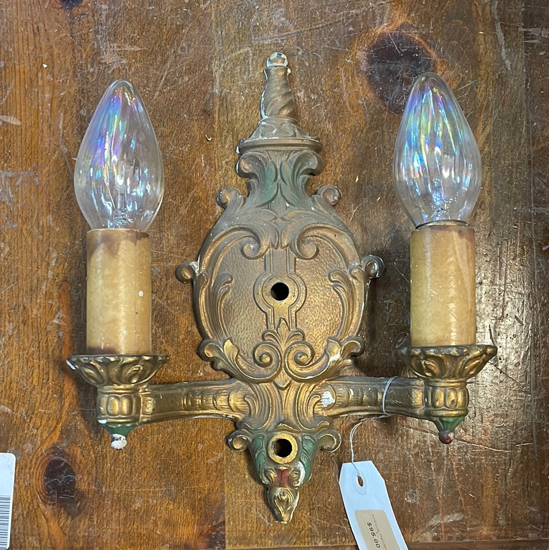 Antique Painted Sconce