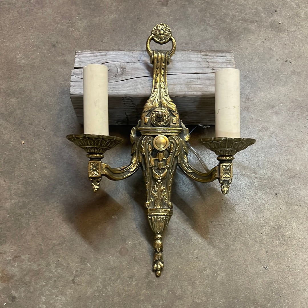 Antique Brass Sconce