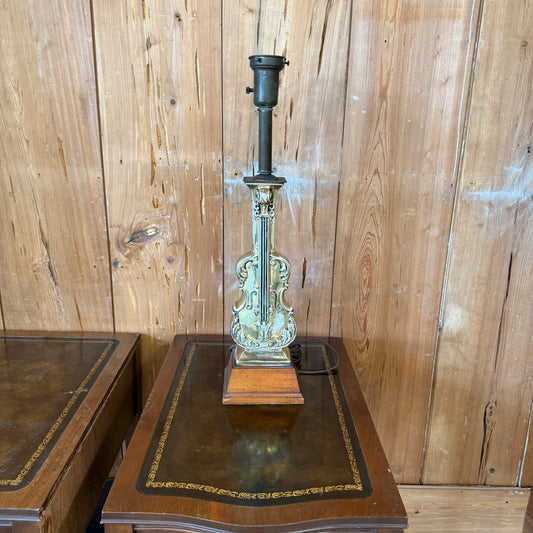 Vintage Violin Table Lamp