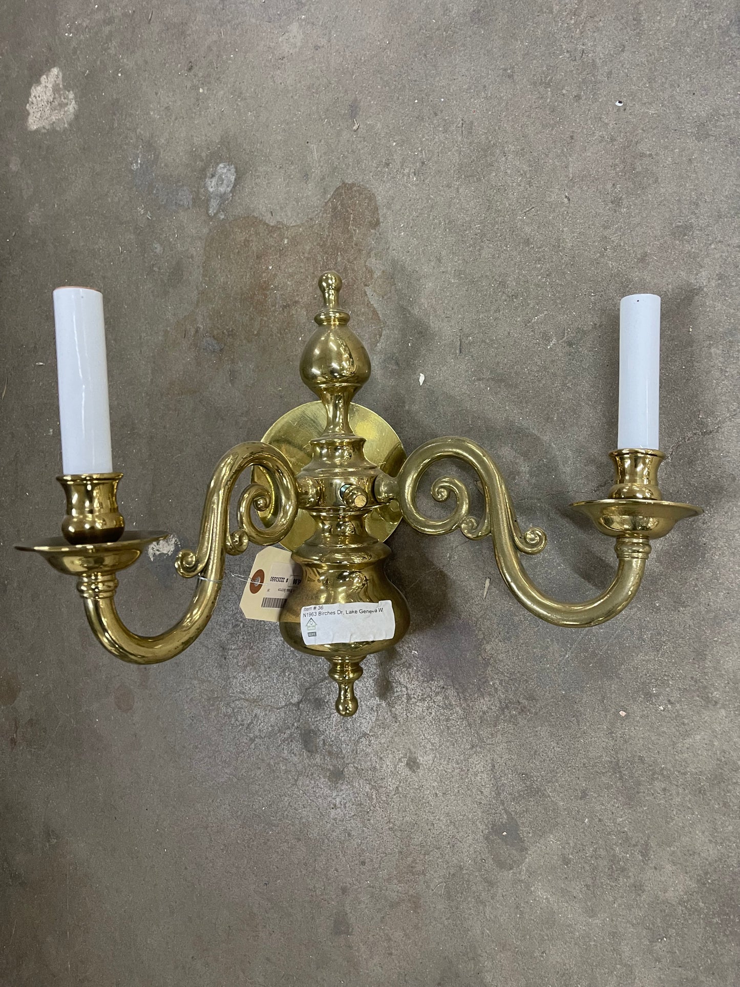 Brass Sconce