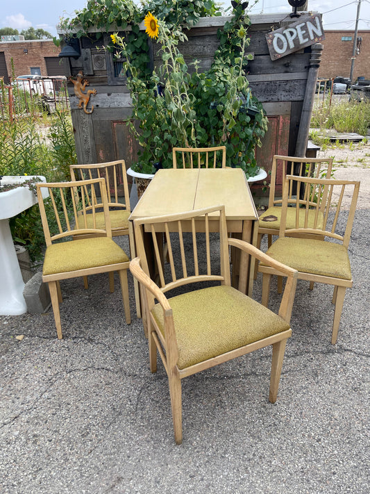 Vintage MCM Gateleg Table & Chairs