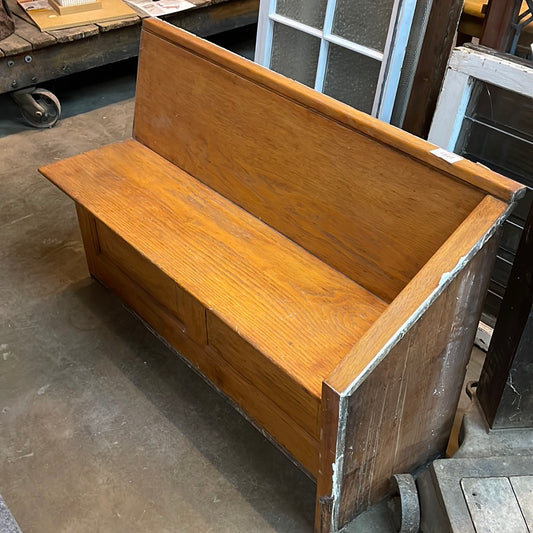 Oak Built-in Bench