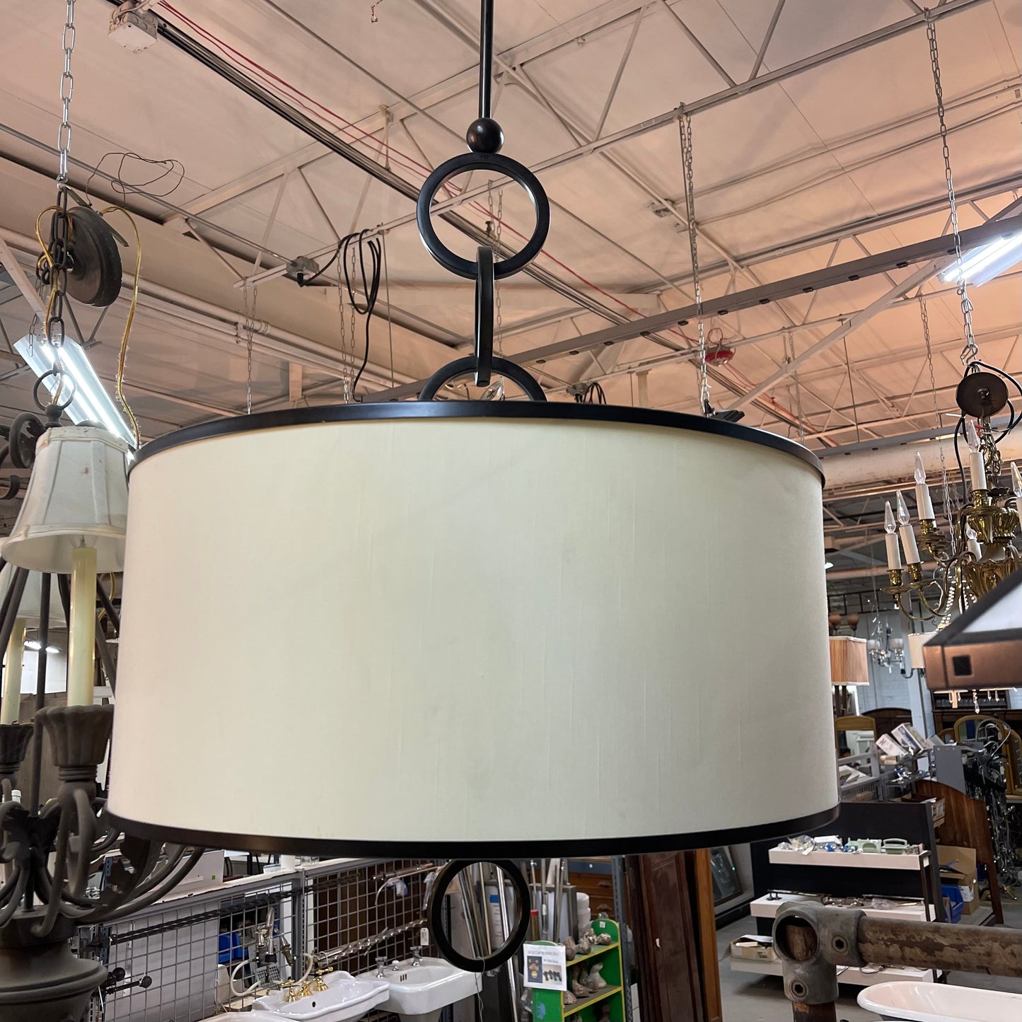 4 Bulb Shaded Pendant Light