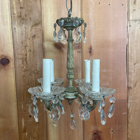 Antique Crystal Chandelier