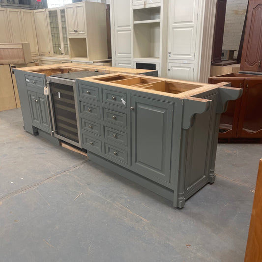 Island Cabinet Set with Stone