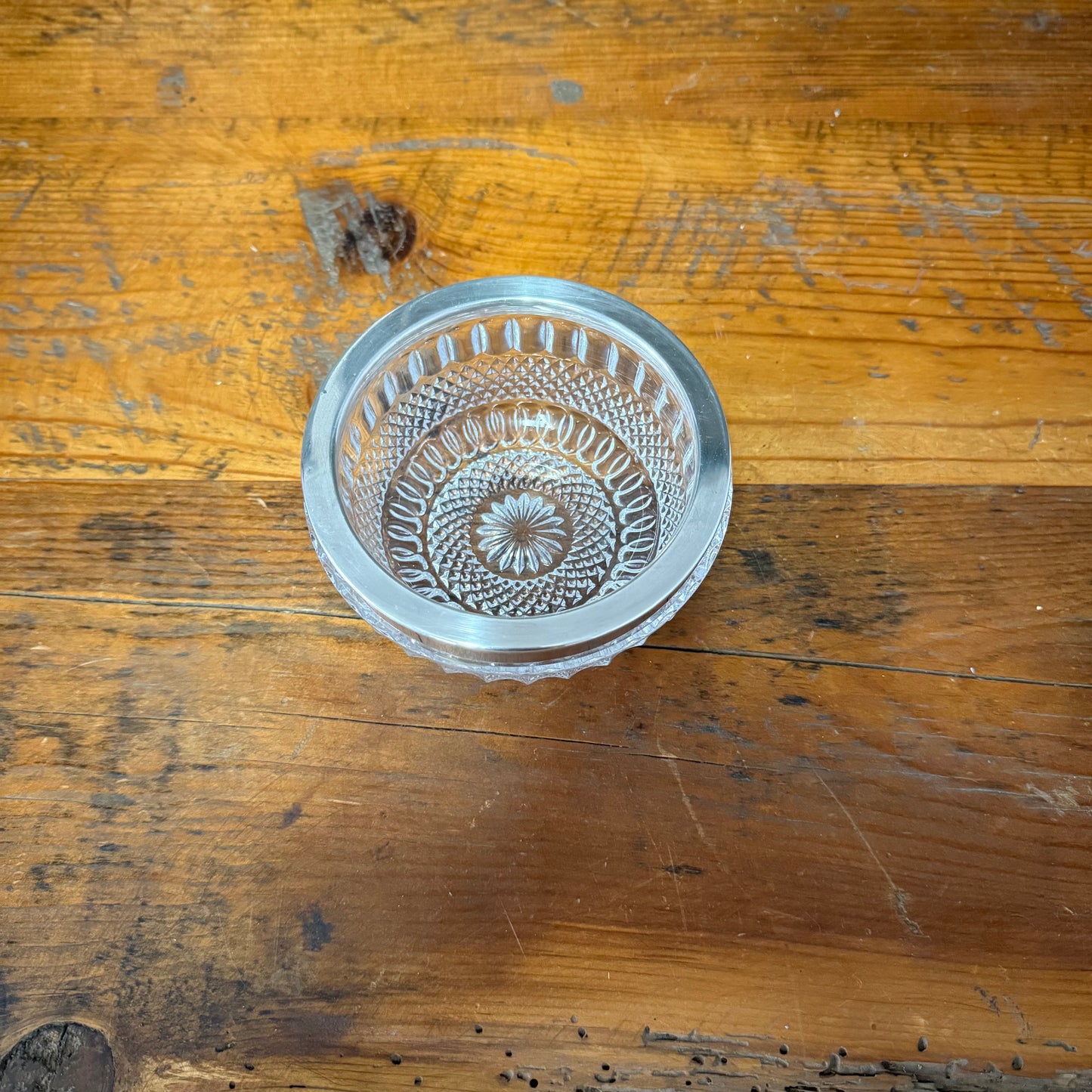 Silver & Crystal Candy Dish