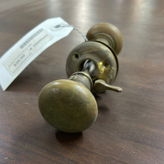 Brass Privacy Knob Set