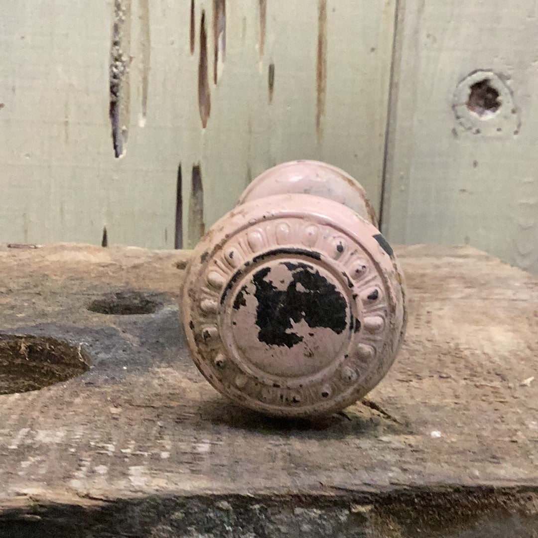 Antique Painted Doorknob Set