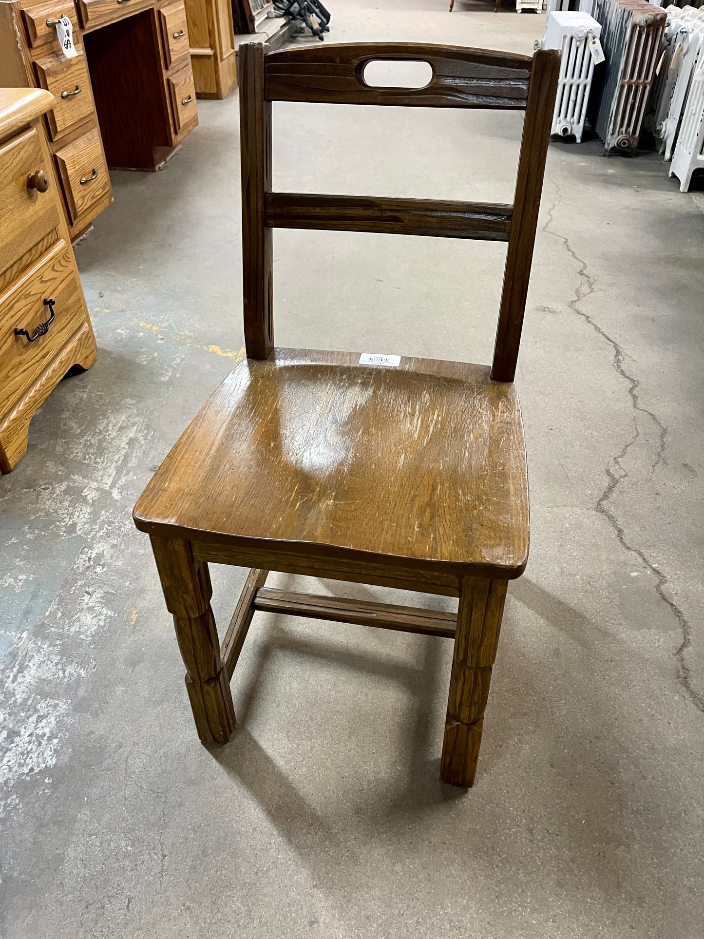 Vintage Rustic Wooden Chair