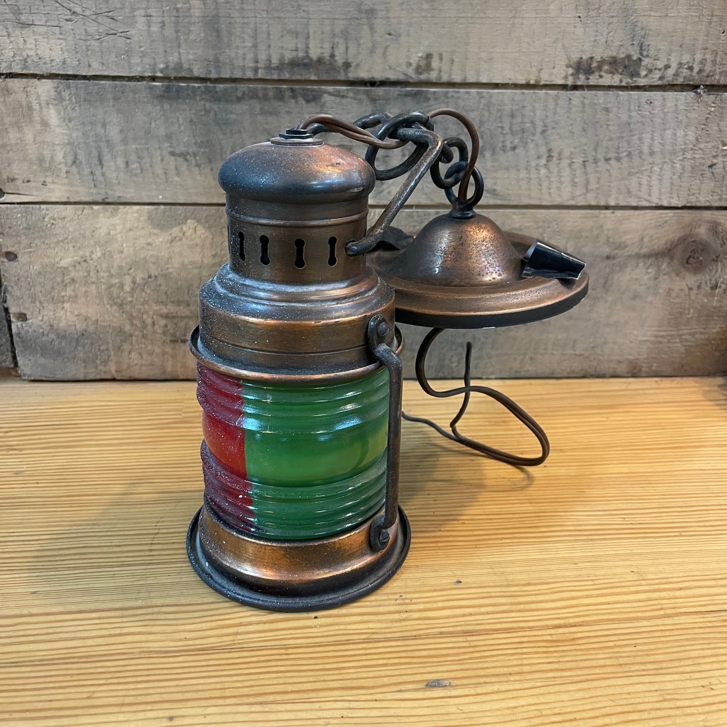 Antique Nautical Electric Lantern