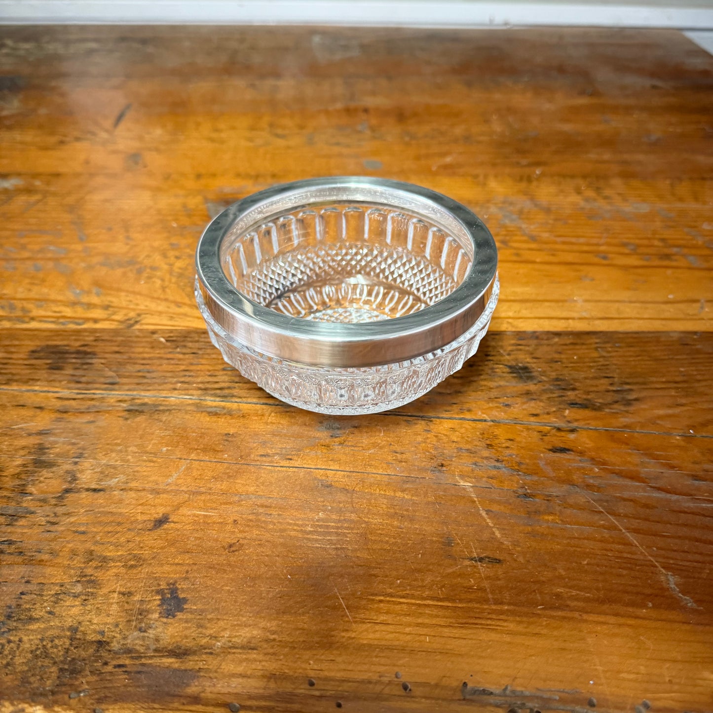 Silver & Crystal Candy Dish