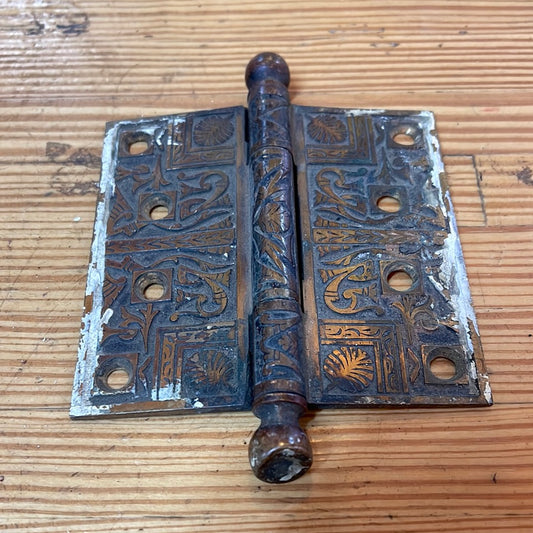 4” Antique Ball Hinge Damaged
