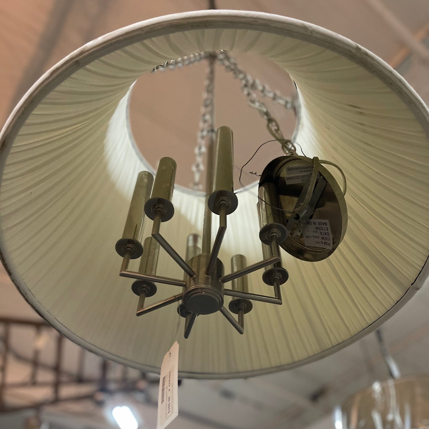 Large Shaded Pendant Light