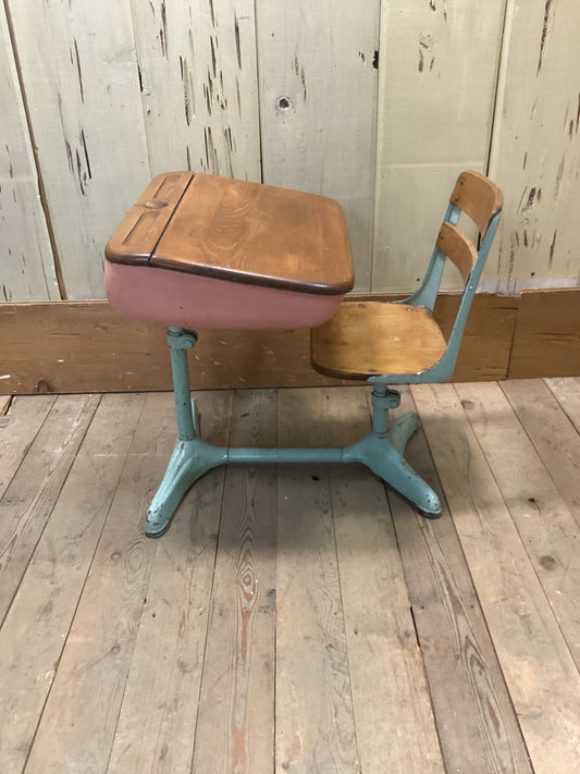 Vintage School House Desk