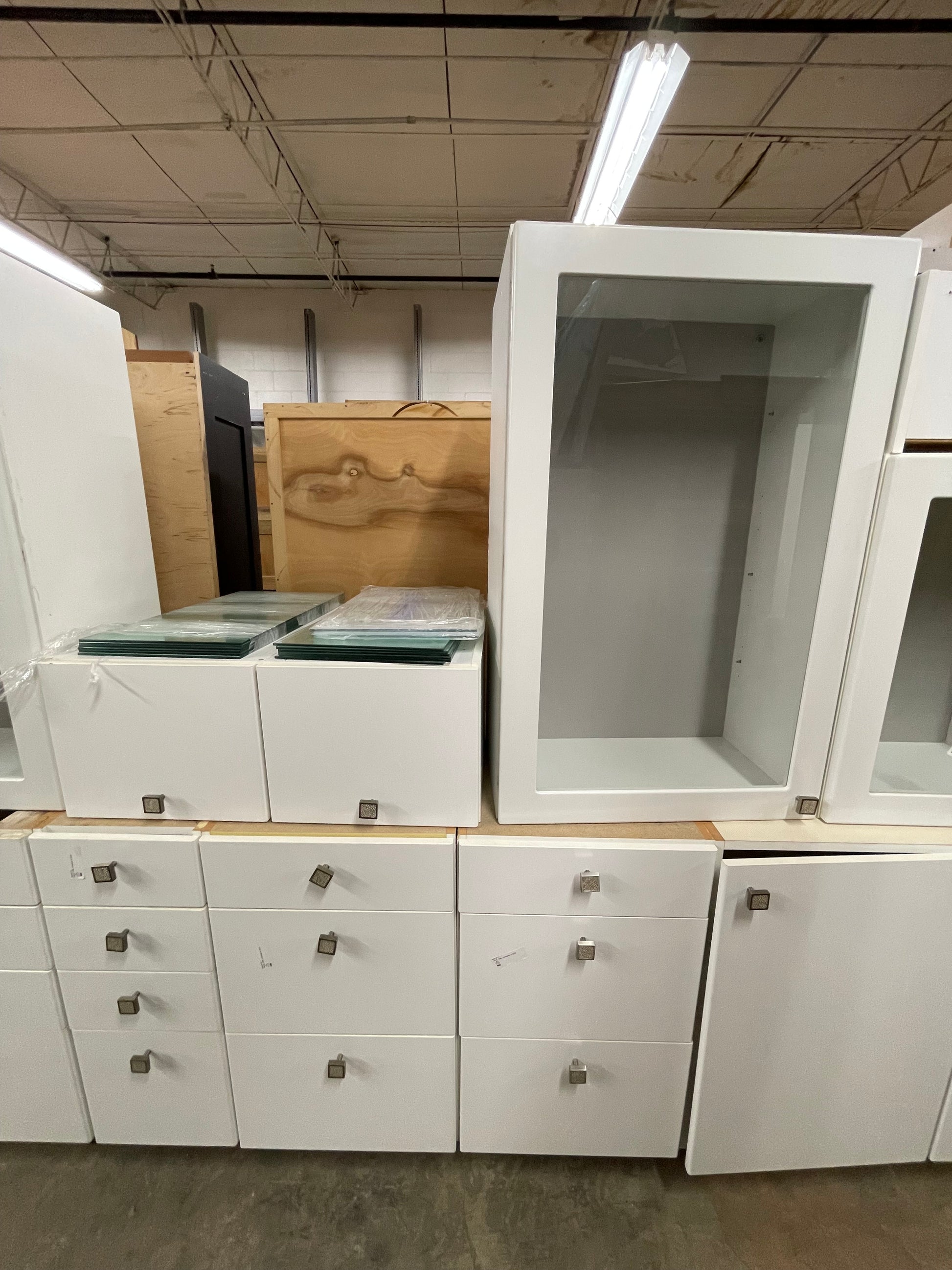 Mahogany Kitchen Cabinet Set – Reuse Depot, Inc.