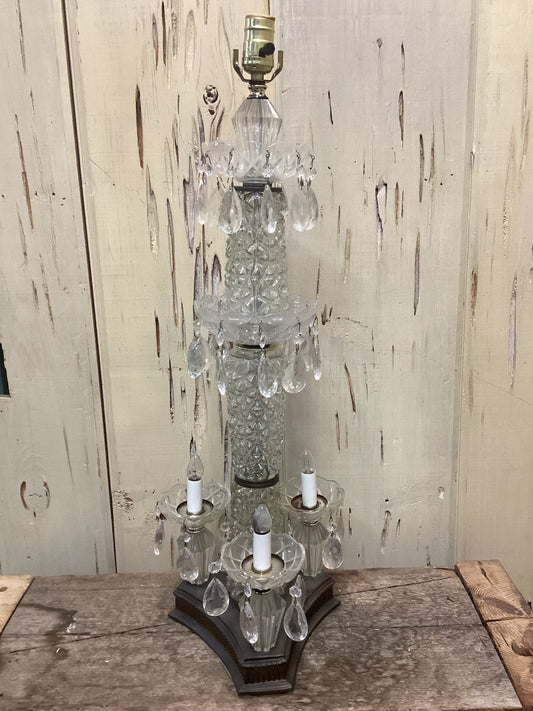 Vintage Crystal Table Lamp