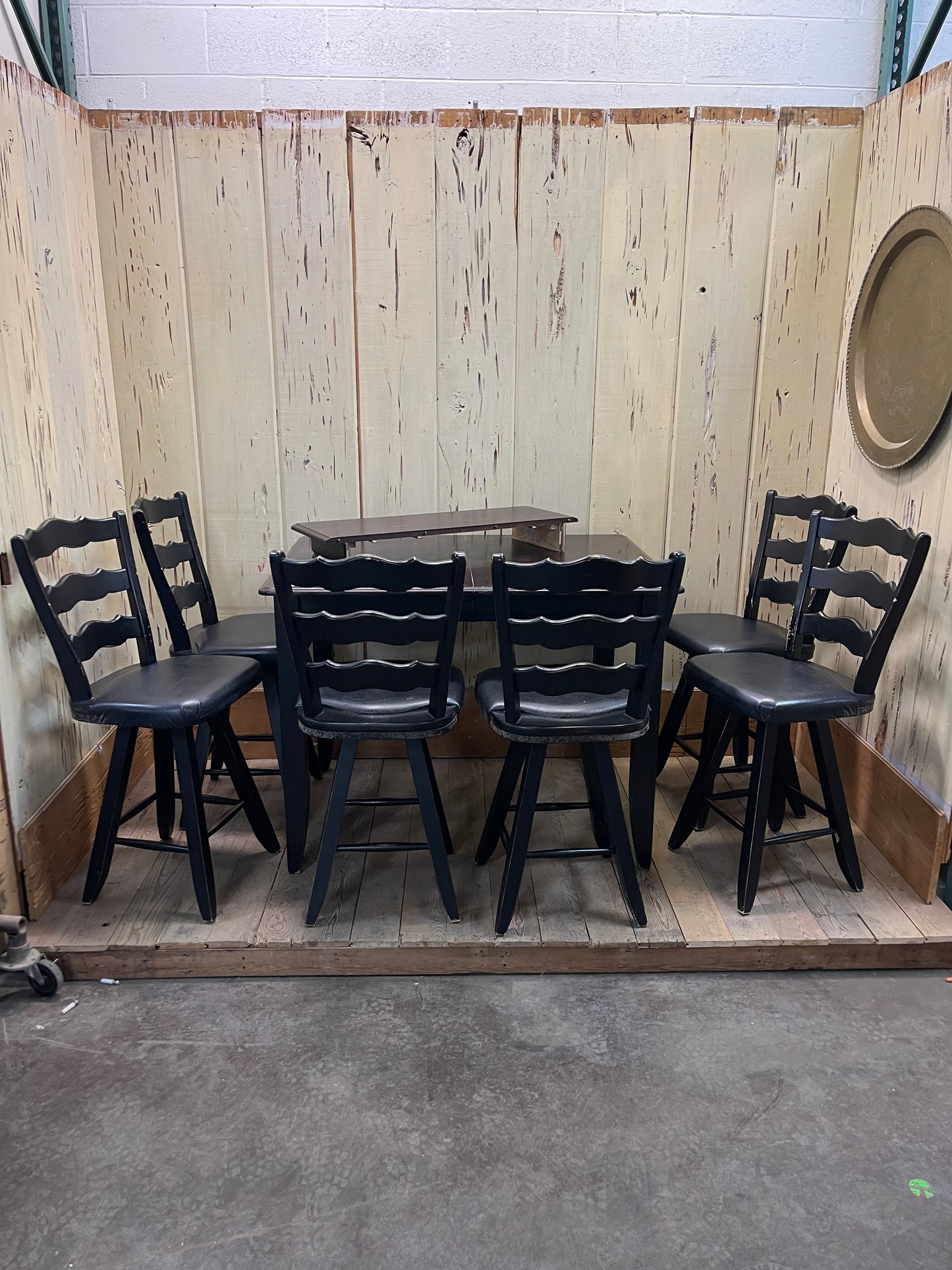 Wood Table And Chair Set