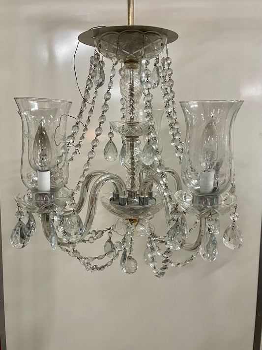 Antique Crystal Chandelier