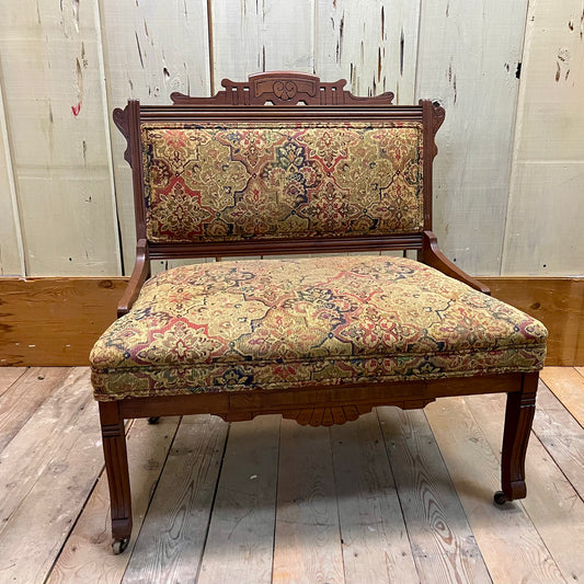 Antique Eastlake Design Settee