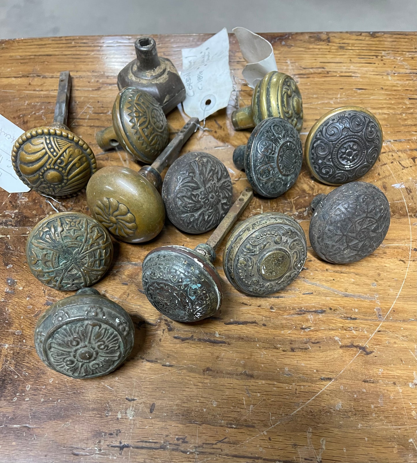 Various Antique Ornate Knob