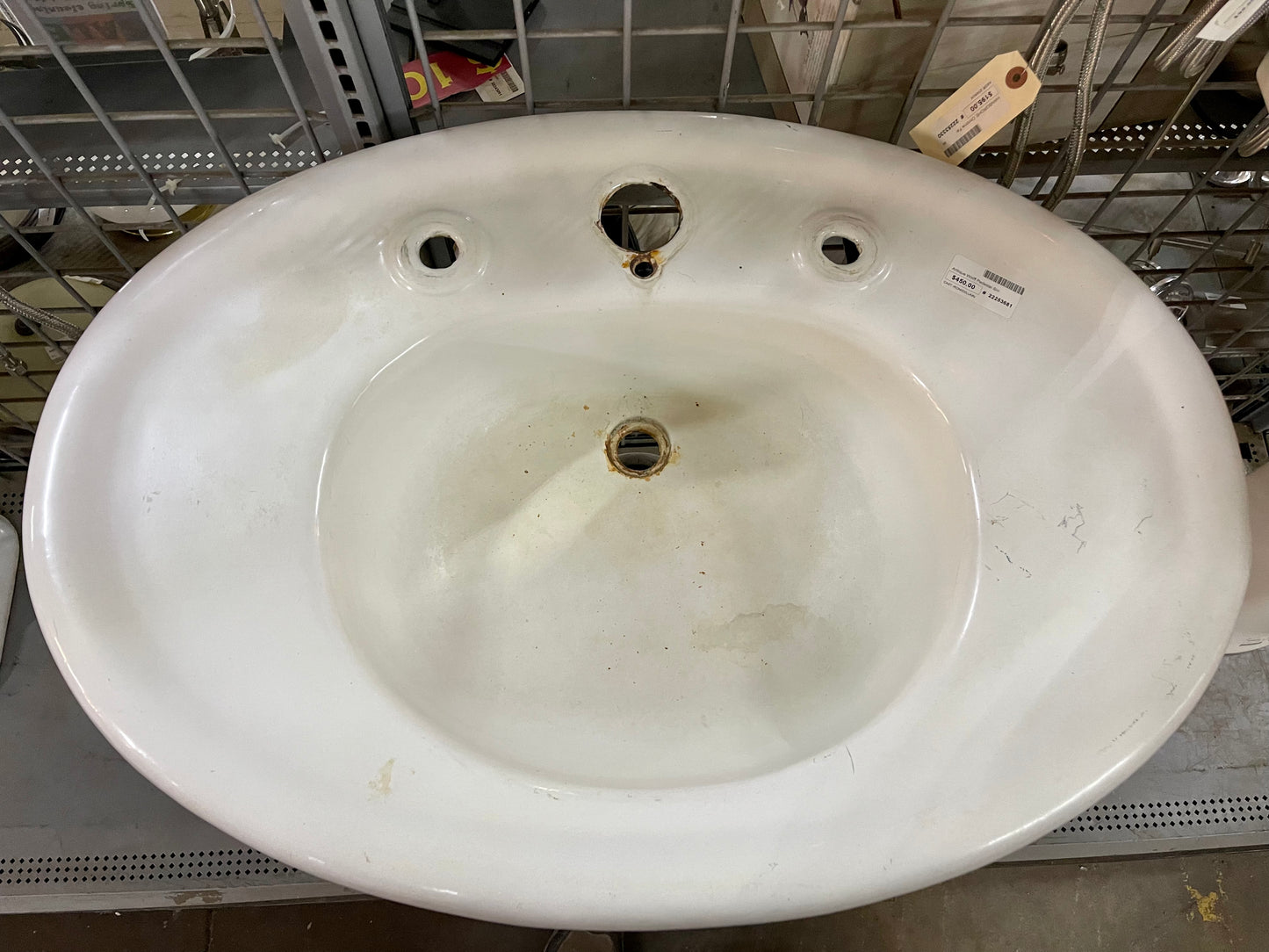 Antique Wolff Pedestal Sink