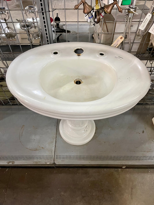 Antique Wolff Pedestal Sink