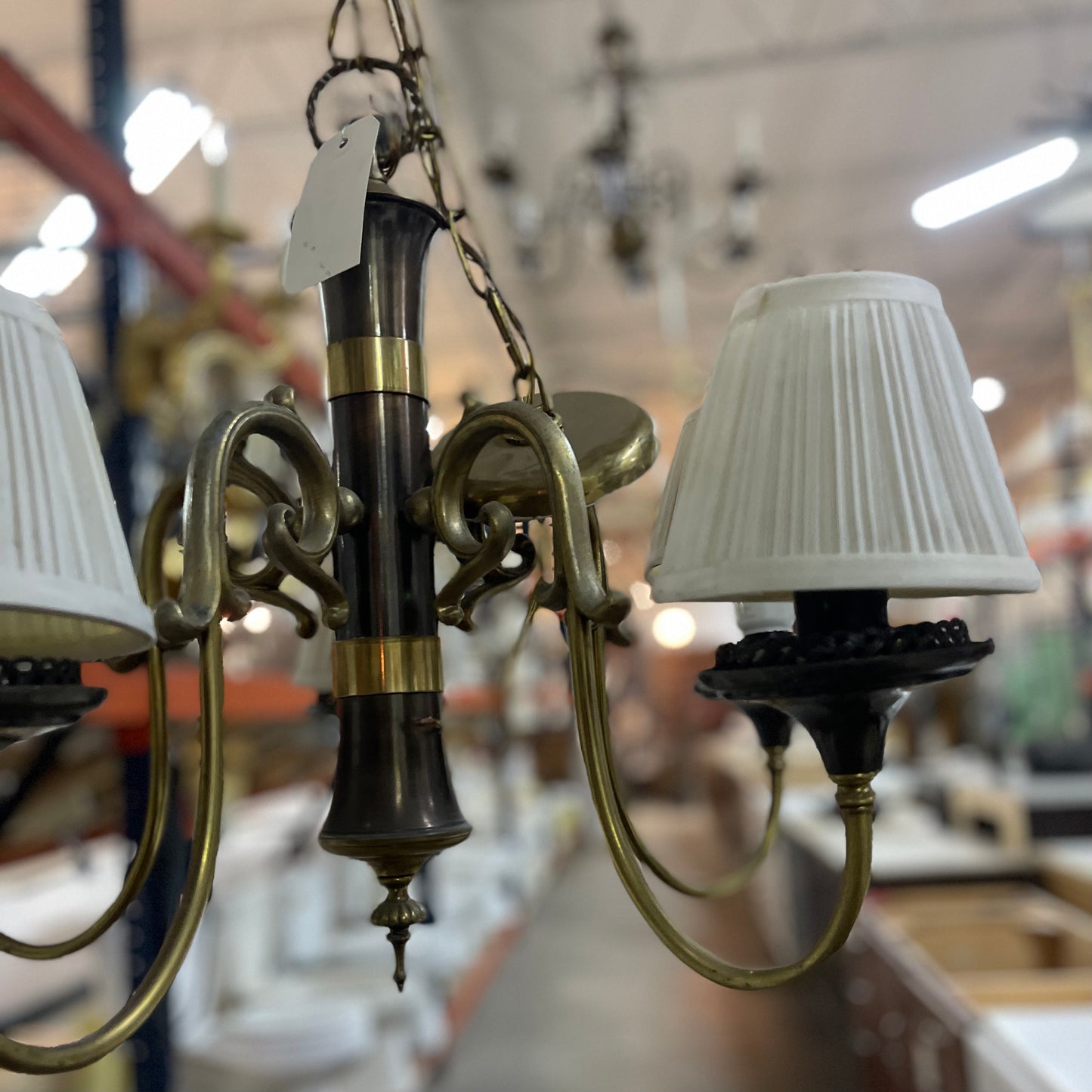 Vintage 5 Arm Chandelier