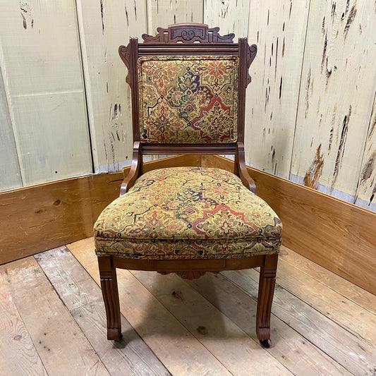 Antique Eastlake Design Parlor Chair