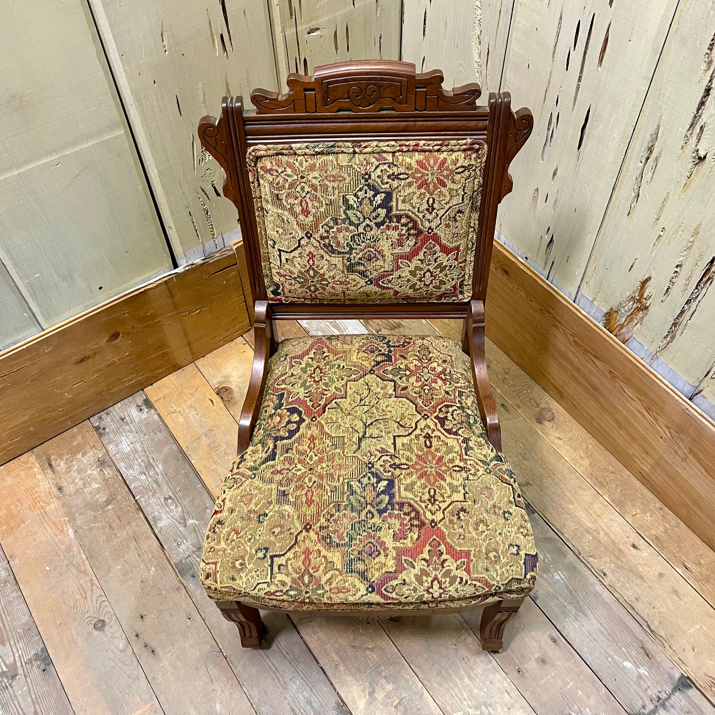 Antique Eastlake Design Parlor Chair