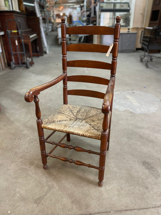 Tall Back Wood Chair