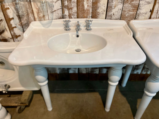 Waterworks Console Sink with Faucet