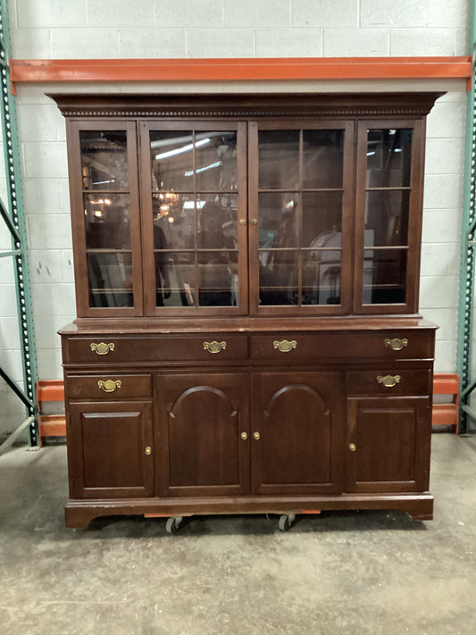 Mahogany Breakfront Cabinet