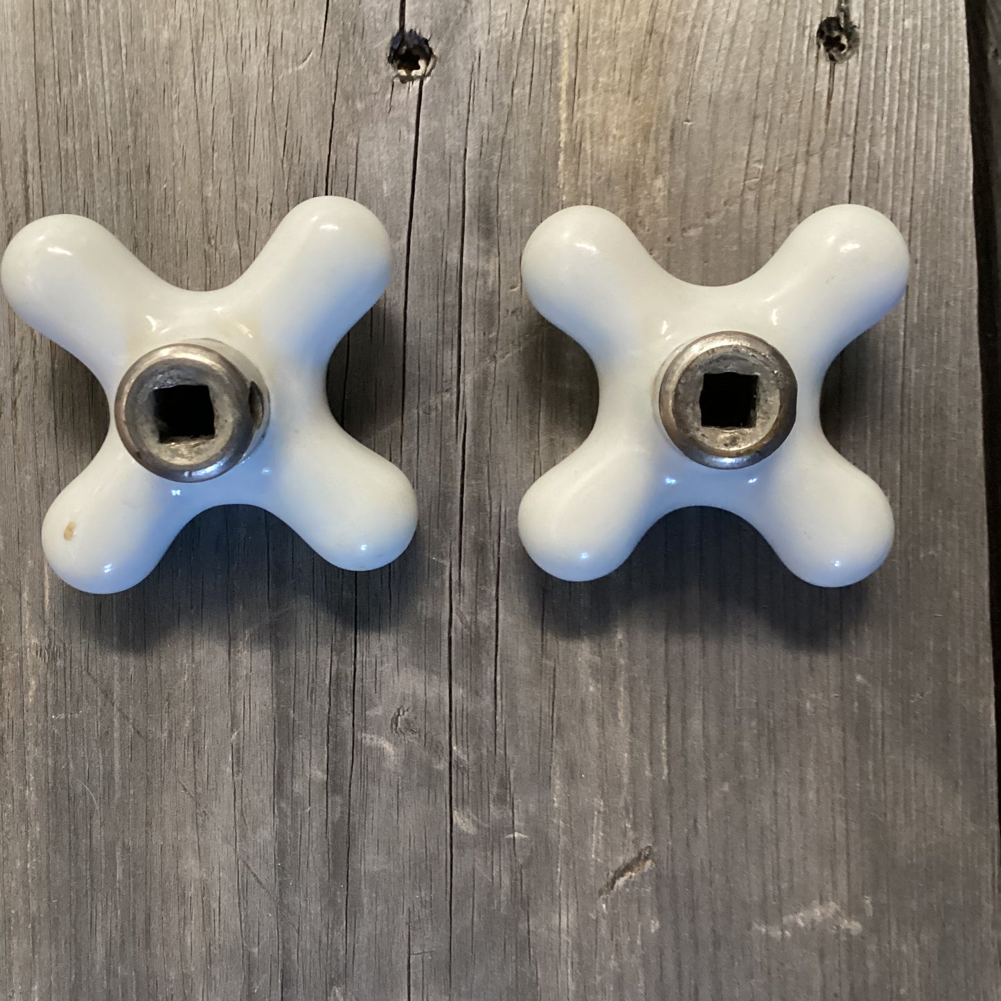 Vintage Ceramic Faucet Handles