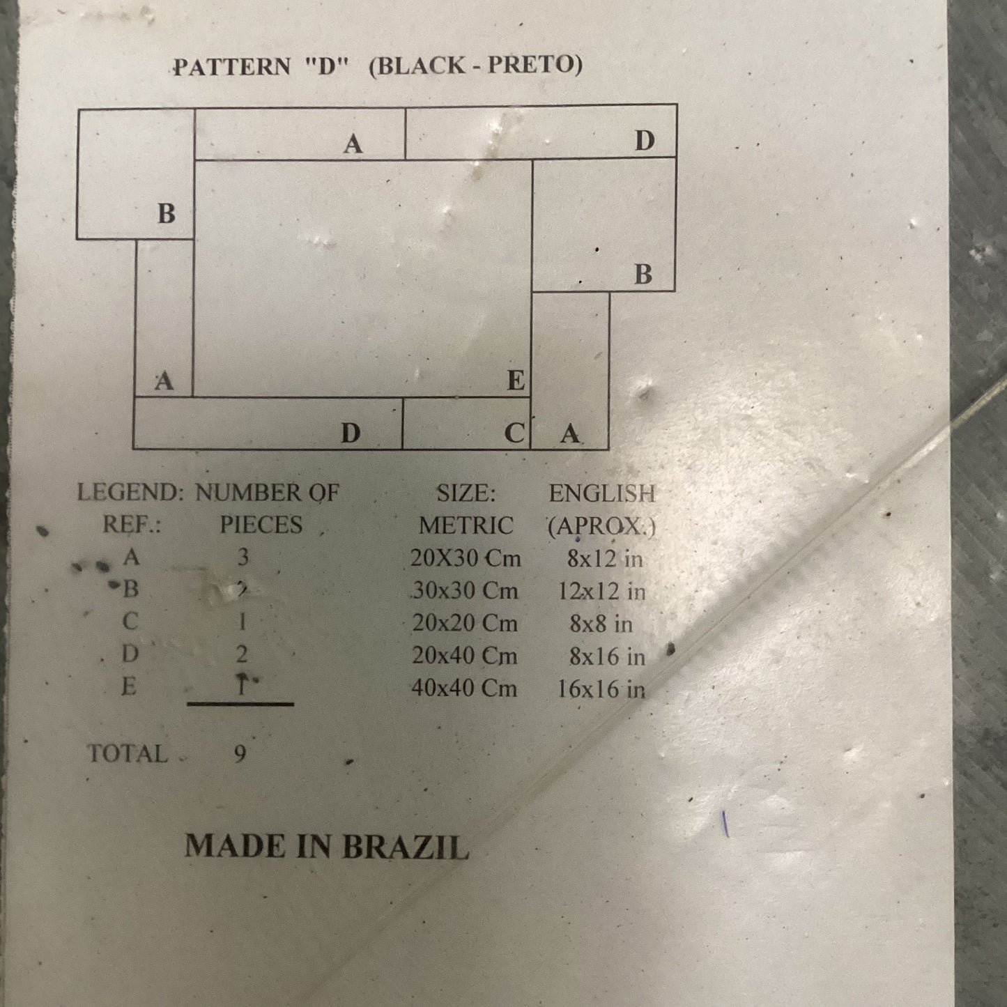 Package Of Slate Tile