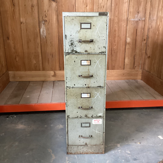 Vintage Metal Filing Cabinet
