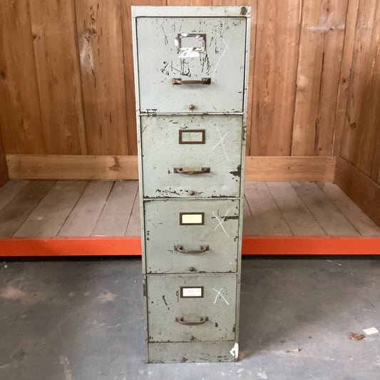 Vintage Metal Filing Cabinet