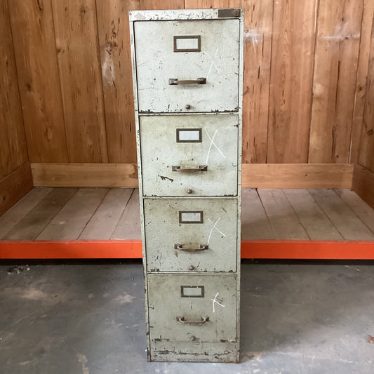 Vintage Metal Filing Cabinet