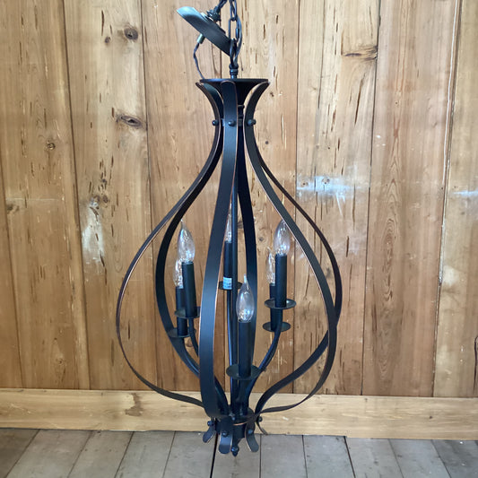 Six Bulb Chandelier