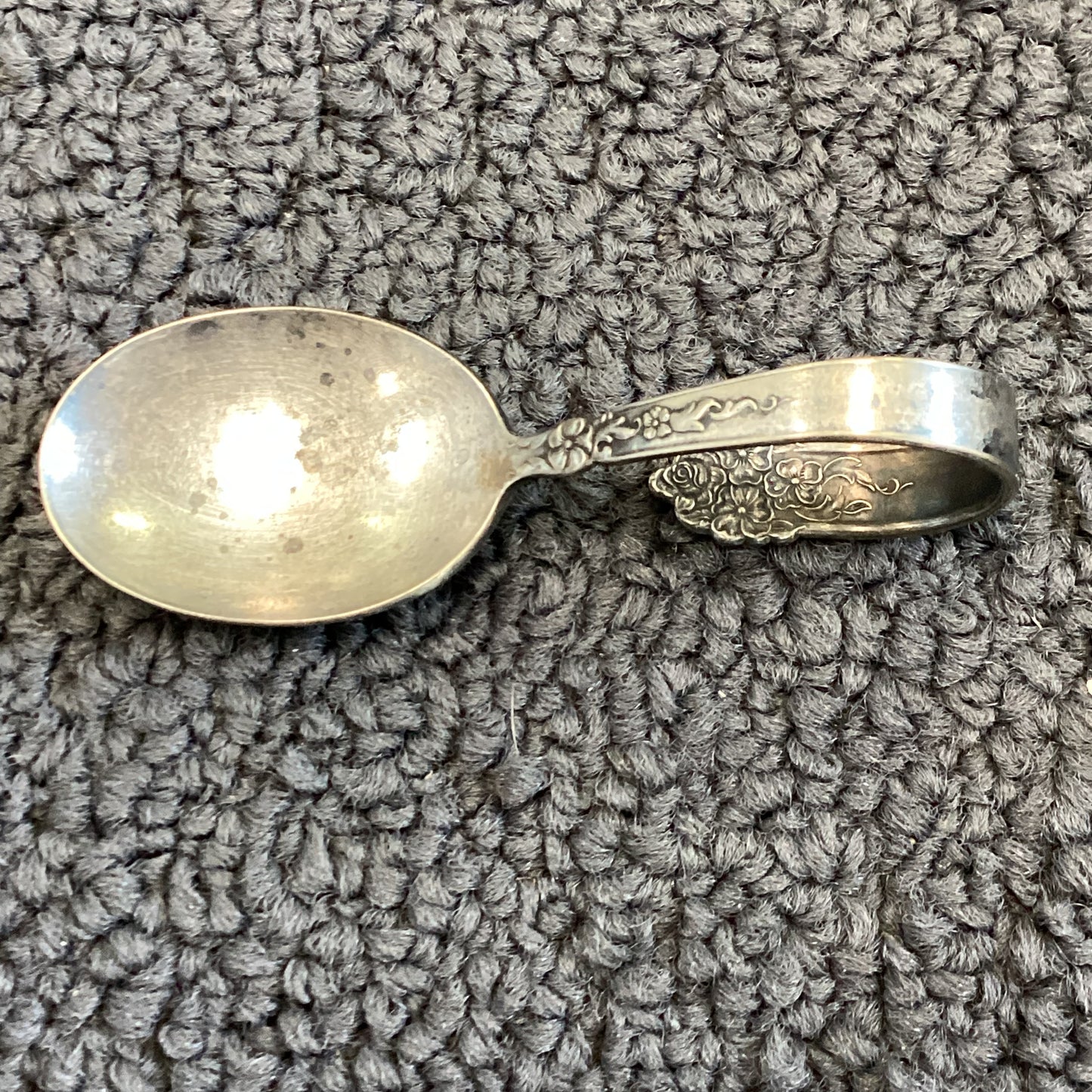 Vintage Silver Plated Baby Spoon