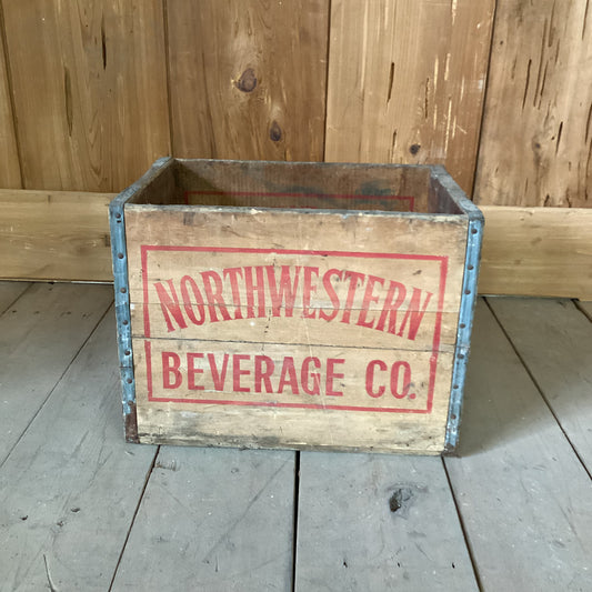 Vintage Wooden Beverage Crate