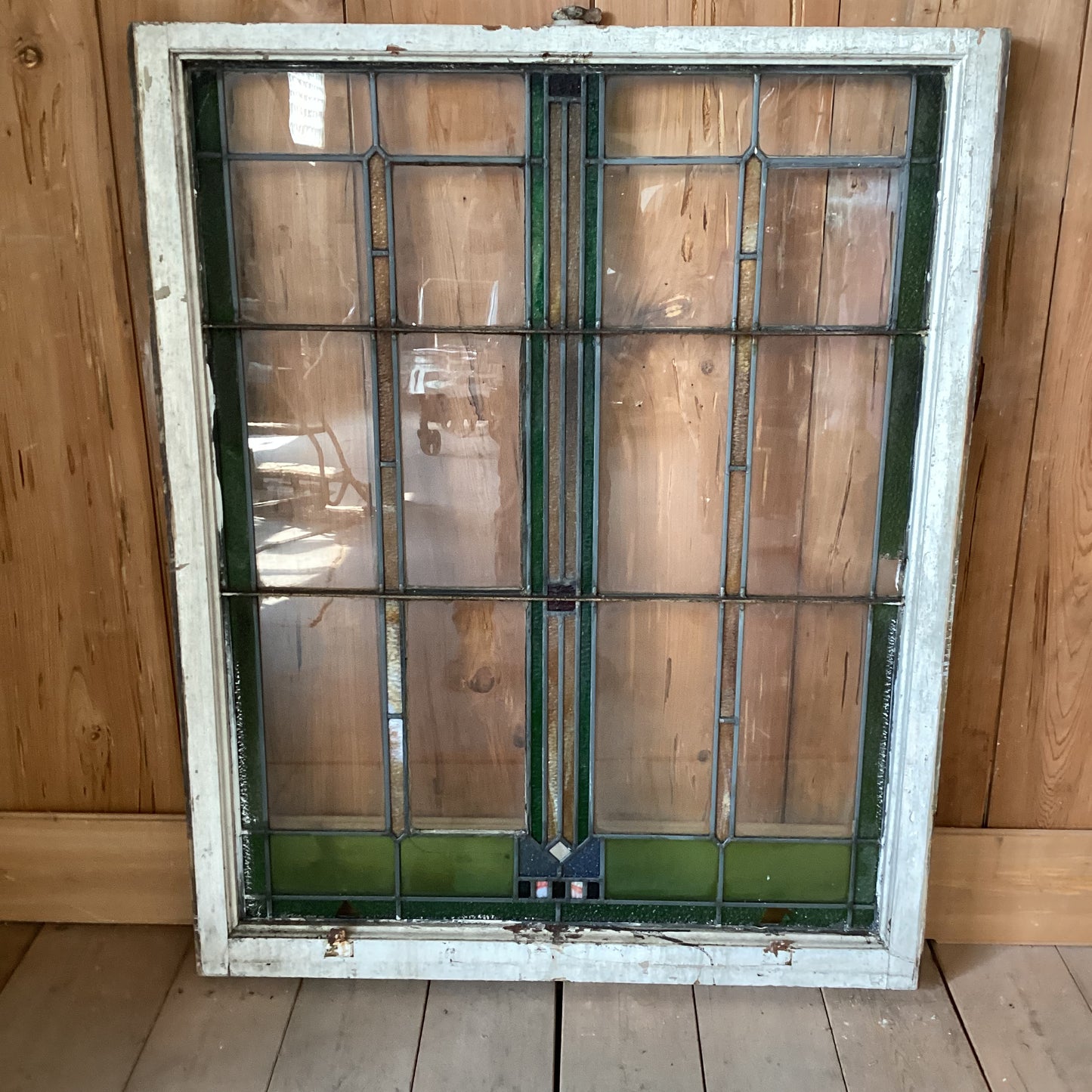 Antique Stained Glass Window