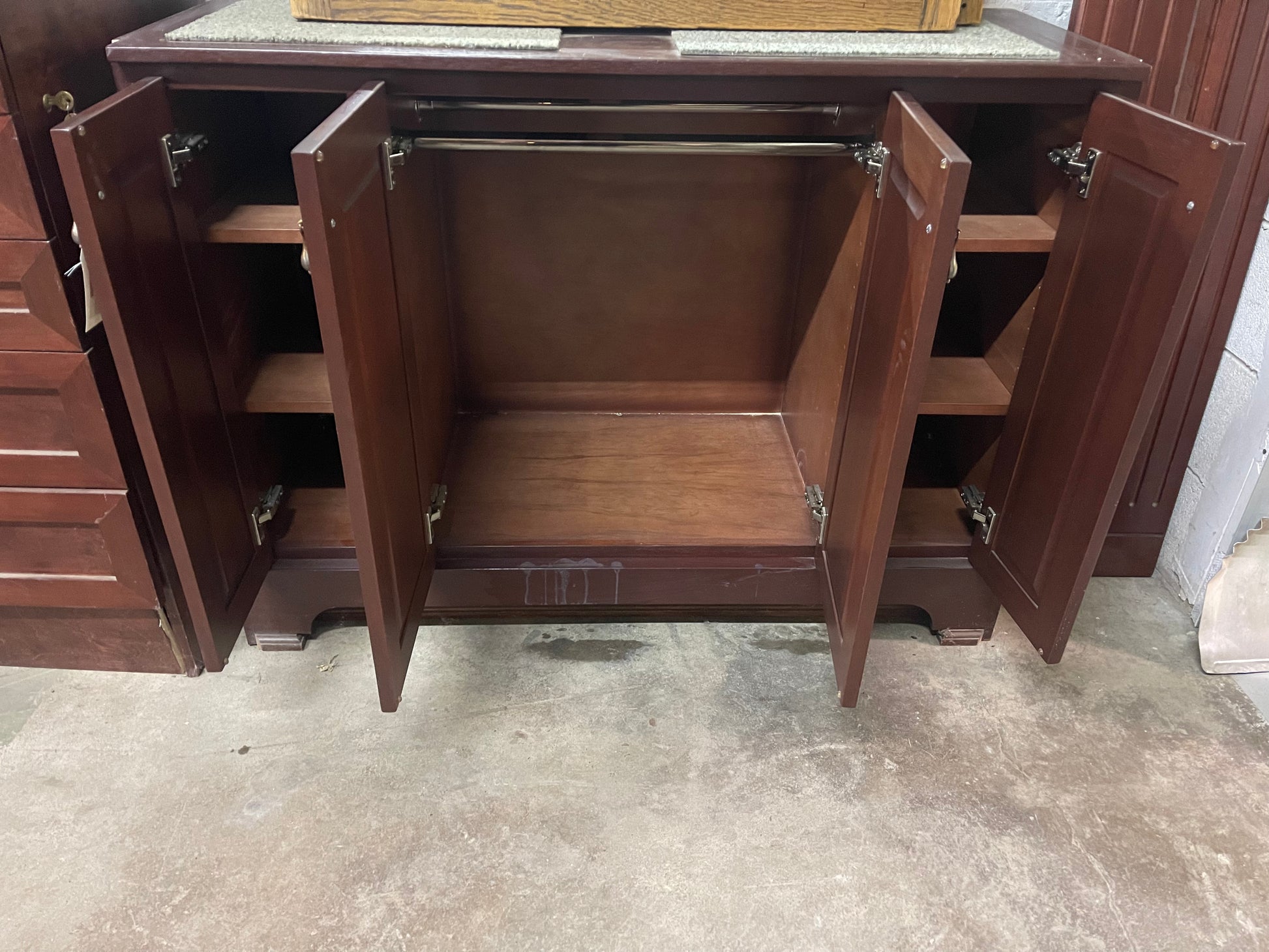 Mahogany Kitchen Cabinet Set – Reuse Depot, Inc.