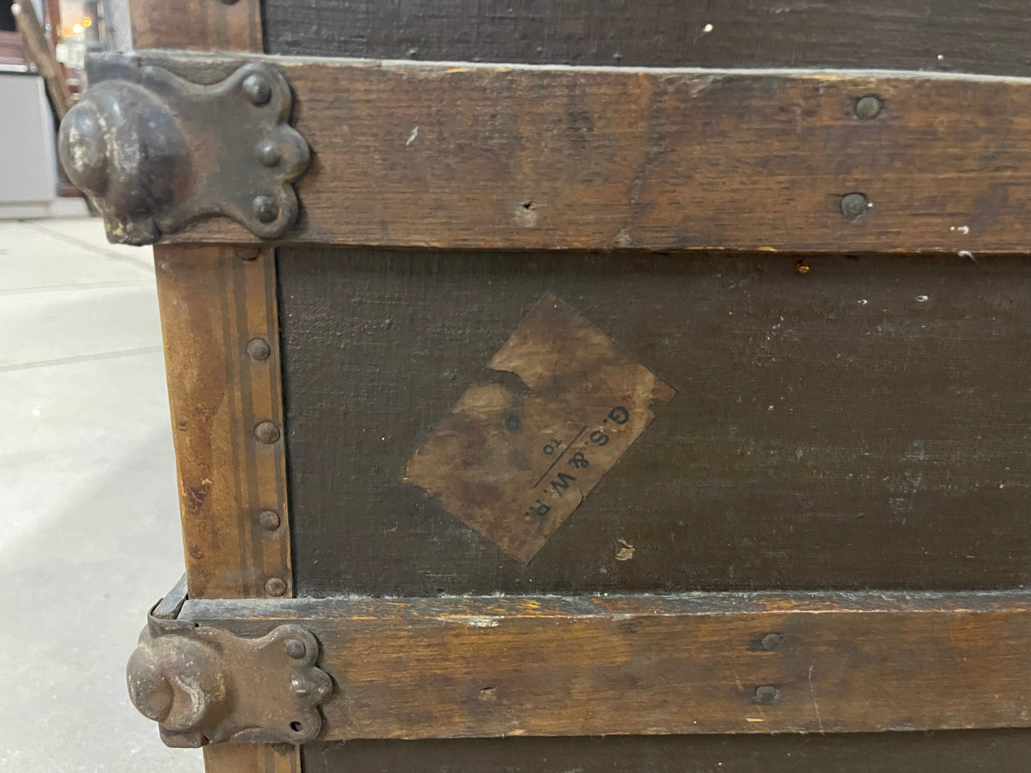 Antique Steamer Trunk