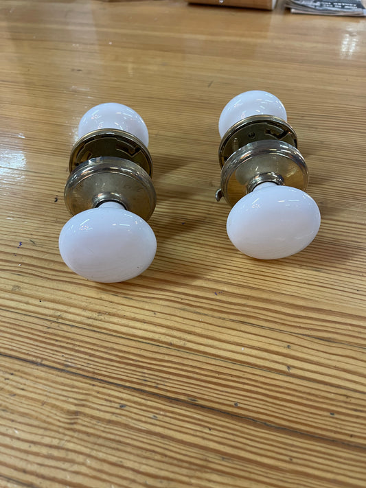 Porcelain Door Knob Set